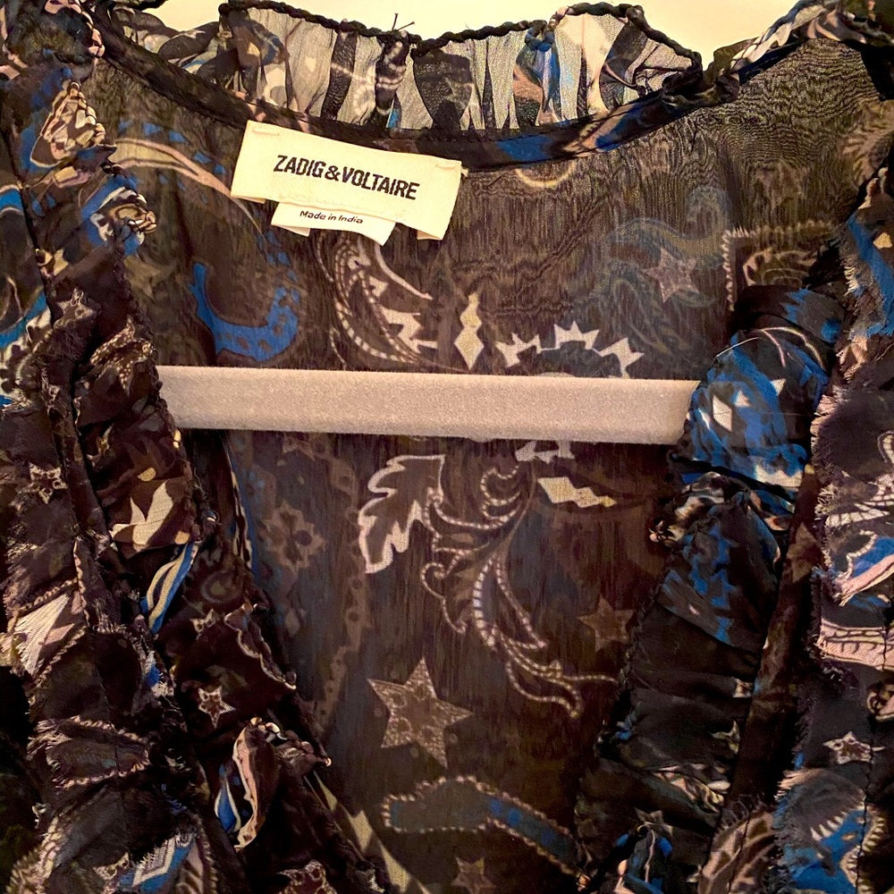 NEVER WORN Sz S Zadig&Voltaire Paisley Dress